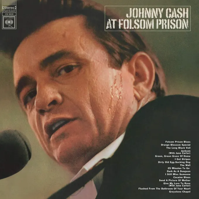 Album cover for At Folsom Prison by Johnny Cash