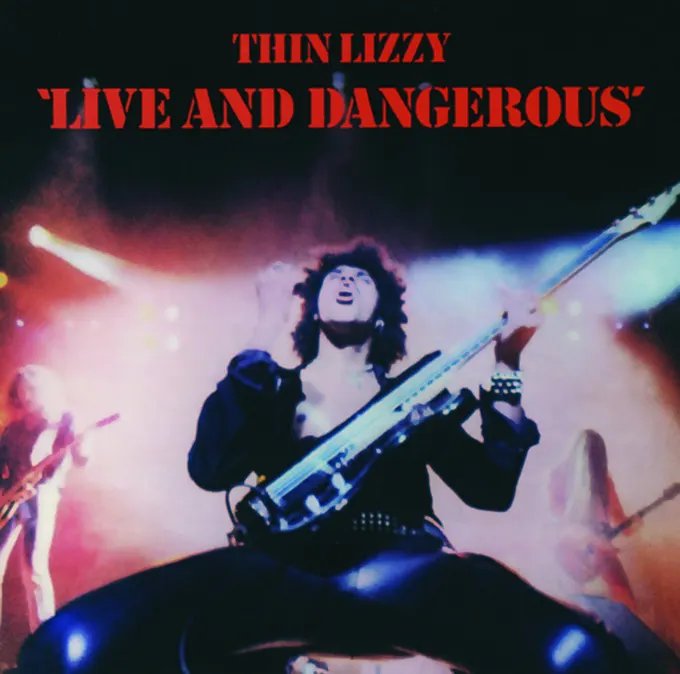 Album cover for Live And Dangerous by Thin Lizzy
