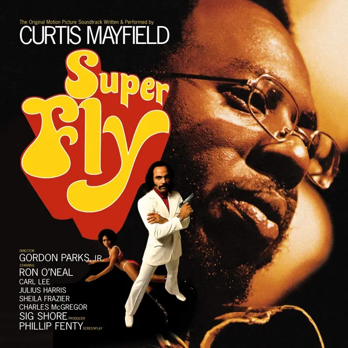 Album cover for Superfly by Curtis Mayfield