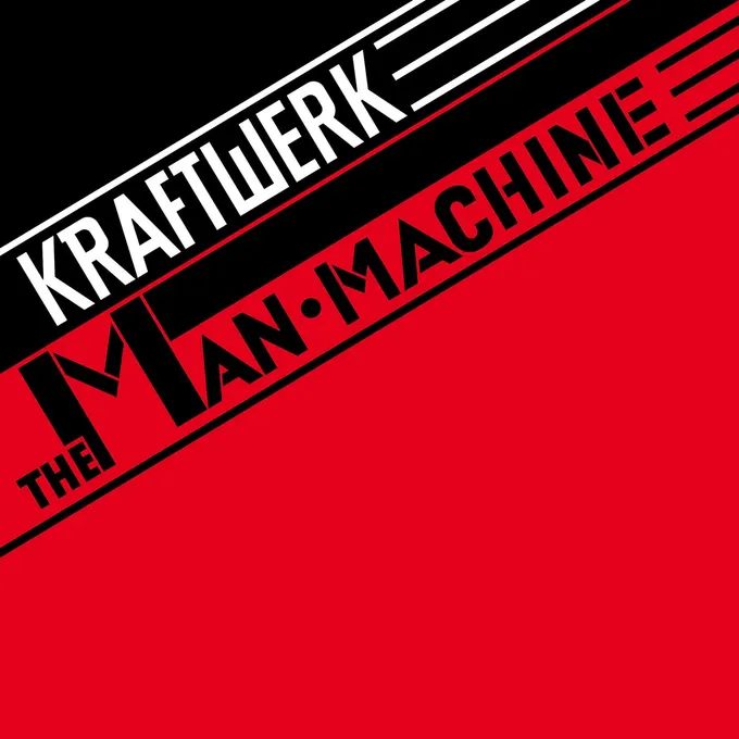 Album cover for The Man Machine by Kraftwerk